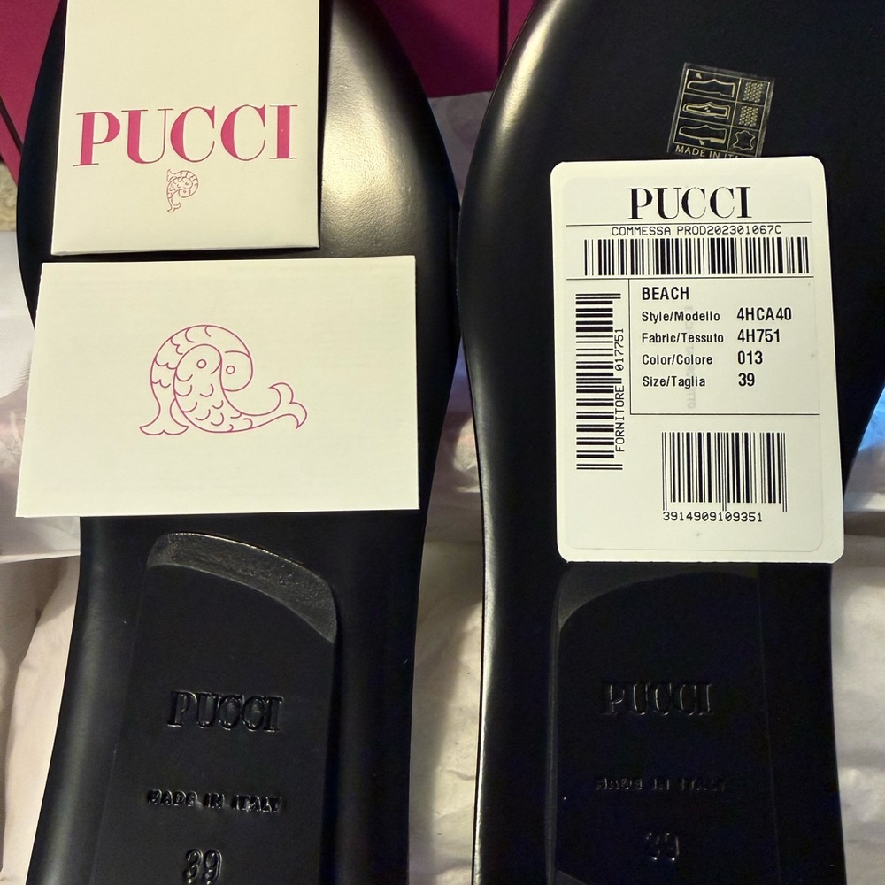 Pucci Slides. Brand new, never worn - Picture 8 of 9